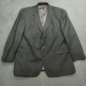 Stafford Executive Mens 48R (47) Gray Wool Silk Blazer Jacket - Picture 1 of 9
