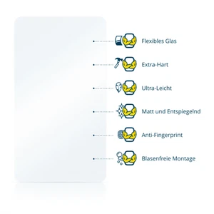 BROTECT Panzerfolie Schutzglas für Emmerl Pagertester matt entspiegelt Display - Zdjęcie 1 z 5