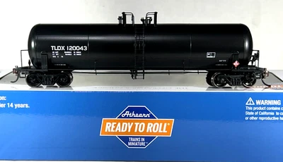 ATHEARN READY TO ROLL HO SCALE RTC 20K GENERAL SERVICE TANK CAR TLDX ATH15943 - Image 1 of 3