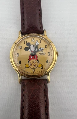 Reloj Disney Mickey Mouse 60 Aniversario, Seiko Lorus, Subesfera Animada, Funciona Foto 1 de 4