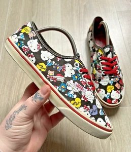 Vans Hello Kitty Size UK 4 Sanrio Rare Trainers Sneakers Lo Pro U Authentic Pump - Picture 1 of 17
