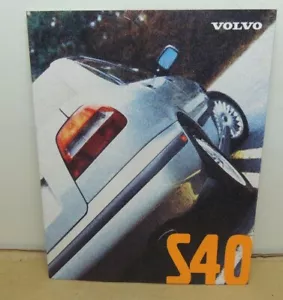 VOLVO OFFIZIELLE S40 V40 VERKAUFSBROSCHÜRE 1998 - Bild 1 von 3