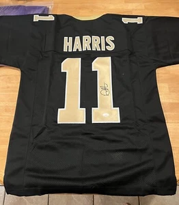 Deonte Harris Signed Custom Jersey Saints JSA Size XL - Bild 1 von 2