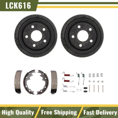 Rear Brake Drums & Brake Shoes Hardware Spring Kit Fits 1985 Ford Bronco II - Image 1 of 4