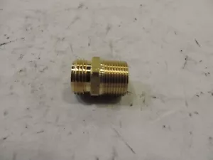 DIXON 5141212C Brass Garden Hose Adapter, Male GHT x 3/4" Male NPTF - Picture 1 of 3
