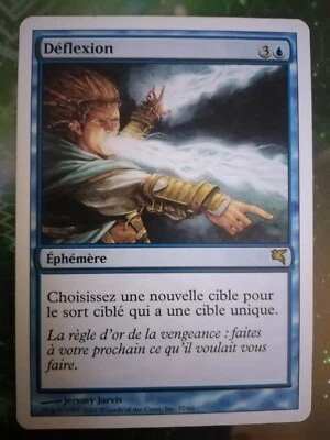 MTG Deflection (Deflexion) GOOD French VERY RARE Salvat-Hachette 2007 WOTC - Image 1 of 4