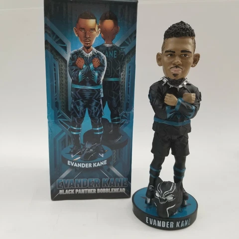 San Jose Sharks Evander Kane Marvel Black Panther bobblehead SGA 2-29 Avengers Cover
