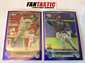 2022 Topps Chrome Update PURPLE Parallel Card YOU PICK - finish your team set! - Picture 1 of 4