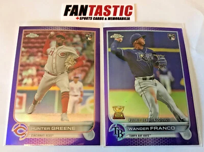 2022 Topps Chrome Update PURPLE Parallel Card YOU PICK - finish your team set! - Image 1 of 4