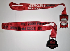RUGGED MANIAC FINISHER MEDAL LOT of 2 Marathon Race Obstacle Run 2021 2022 RARE - Picture 1 of 7