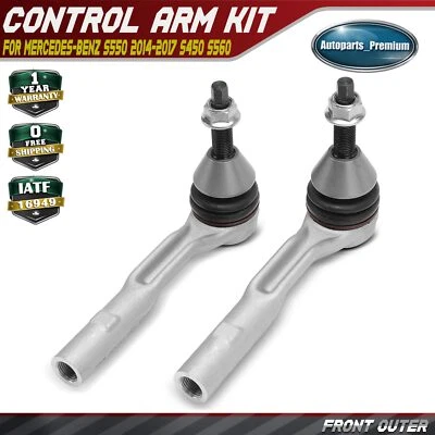 2x Extremidade da haste de amarração de direção externa dianteira para Mercedes-Benz S550 2014-2017 S450 S560 - Imagem 1 de 4