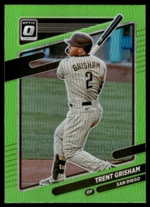 2021 Donruss Optic Lime Green Trent Grisham San Diego Padres #125 - Picture 1 of 2