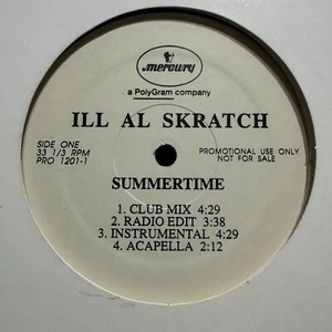 ILL AL SKRATCH - SUMMERTIME / DR. FEELGOOD (12") 1995!! RARE!!! M.O.P. + NINE - Picture 1 of 2