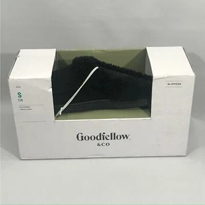 Goodfellow & Co Men's Slip On Slippers House Shoes Black S (7/8) - Picture 1 of 7