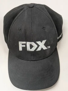Snap-On Tools FDX Logo Black & Silver Baseball Strap Back Hat Cap Official - Picture 1 of 6