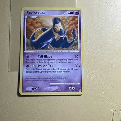 Seviper - 52/106 - Uncommon , English Pokemon Great Encounters NM NON HOLO - Image 1 of 2