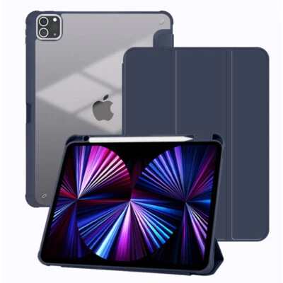 Capa suporte flip à prova de choque para iPad Pro 11" M4/M5 2024-2025 com slot para lápis - Imagem 1 de 4