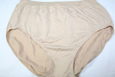 942X10 Champion 803J Comfort Revolution Seamless Brief w Lace Trim 10/11 Beige - Image 1 of 2