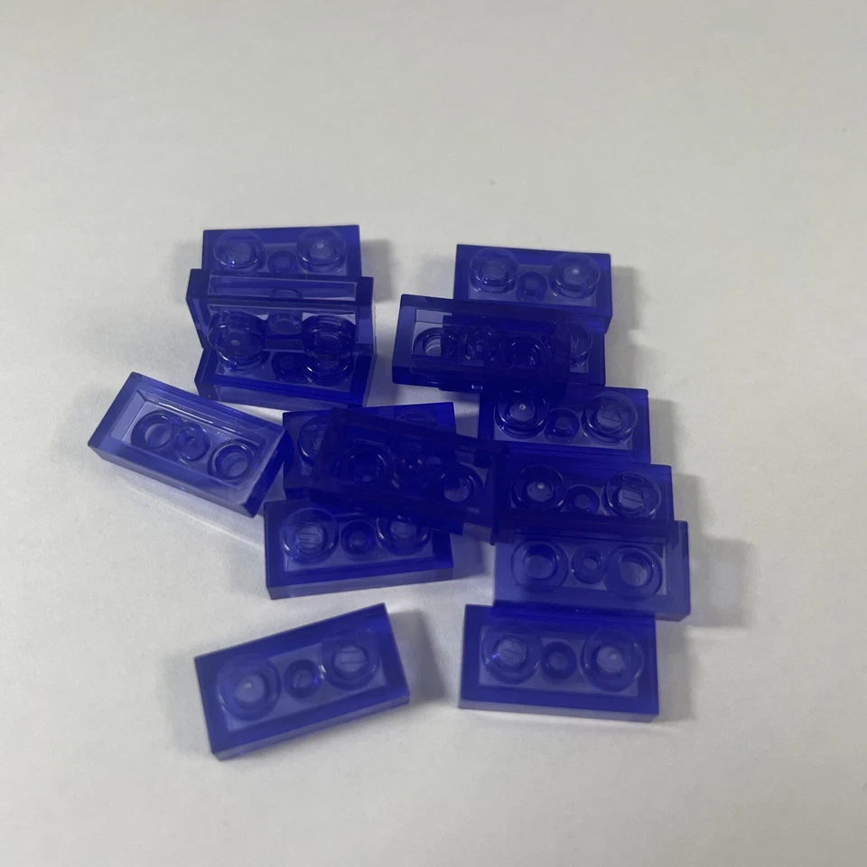 15x Lego® Classic City Platte 1 x 2 3023 Trans Purple Basis Neu New - Bild 1 von 1