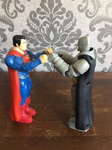 Lot DC Comics Superman Batman Rock-em Sock-em Robots Boxing Punching Figures - Picture 1 of 11