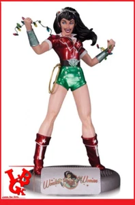 WONDER WOMAN Holiday Statue Bombshells Dc Comics Batman Pin Up Sexy JLA # NEUF # - Imagen 1 de 2