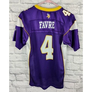 Pre-owned Reebok On Field Minnesota Vikings Favre Jersey Size YL(14/16), GREAT - Picture 1 of 8