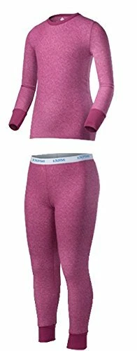 Indera Youth Performance Polyester Rib Knit Set with Silvadur, Pink, Small - Image 1 of 1