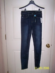 Neu mit Etikett "Buffalo David Bitton Blu" HiRise Ivy Skinny Damenjeans ─ Größe 25 x 32 - Bild 1 von 2