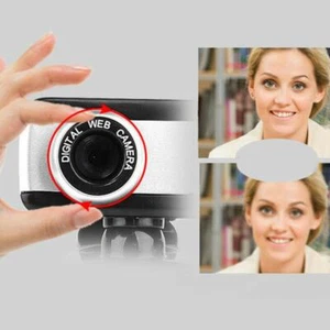 HD Camera Webcam Clip W/ Microphone USB 2.0 For PC Desktop Cam Laptop Video C8M3 - Afbeelding 1 van 9
