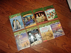 8 Nice Magic Tree House by Mary Pope Osborne ~ Penguins, & Books 2,3,4,7,8,9,11 - Picture 1 of 4