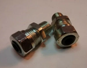2, Stahl 1/4" NPT Zugentlastungskabel Verbinder gerade für 0,125-.250" Leiter - Bild 1 von 5