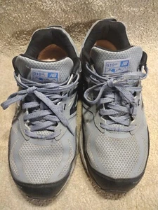 New Balance 510v4 Trail Running Shoes Grey Black Low Top Sneakers Sz 9.5 4E - Picture 1 of 10