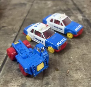 Set Of 3 - (2) Maisto Ford Escort 1.6i (Police Car) Diecast / (1) Truck - Picture 1 of 7