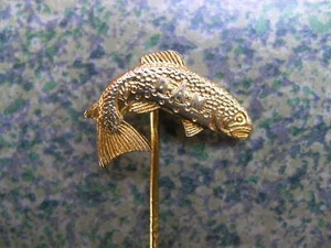 DAM - Angeln - Vintage Pin Abzeichen - Bild 1 von 6