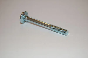 Schlossschrauben / Flachrundschrauben M6x20 bis M6x100, DIN 603, vz., 10-100 St. - Bild 1 von 1
