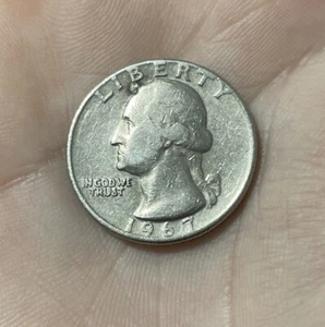 *RARE* 1967 Liberty Washington Quarter No Mint Mark, border errors - Picture 1 of 3