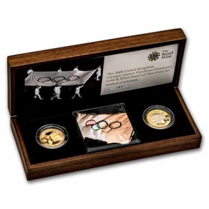 2008 Great Britain Proof Gold/Silver £2 Olympic Handover Set - Picture 1 of 8