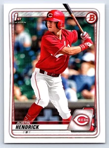 Tarjeta de béisbol Austin Hendrick 2020 1st Bowman Draft #BD-34 Cincinnati Reds - Imagen 1 de 2