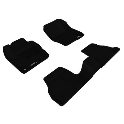 3D MAXpider Custom Fit Kagu Black 1st / 2nd Row Floor Liners for Ford Focus Foto 1 de 4