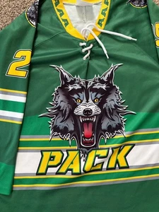 WOLK PACK Maglia Hockey AAA22 Northland Hockey Gruppo YL Verde Giallo #29 - Foto 1 di 4