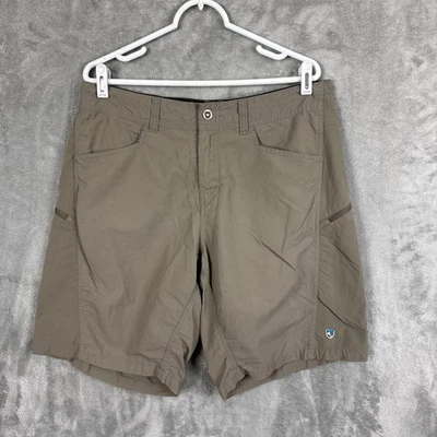 Pantalones Cortos Kuhl Para Hombre Talla 34 Tostado Frente Plano 17S Performance Born In The Mountains Foto 1 de 4