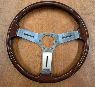 Volante Madera NARDI, φ36.5 36cm 2.5cm Plato, Con 2" Boss Usado BMW E9  Foto 1 de 4