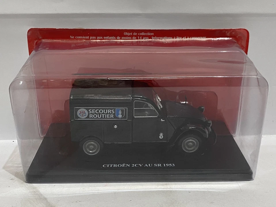 1:24 Citroen 2CV AU SR 1953 SECOURS ROUTIER Polizia Ixo Salvat Diecast - Immagine 1 di 1