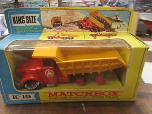 Matchbox Lesney King Size K-19 Scammell Tipper Truck / Mint in Box - Picture 1 of 3