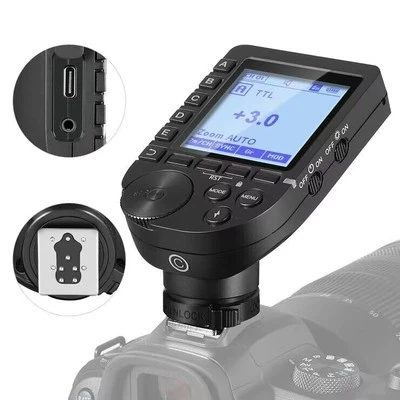 NEEWER QPRO-S/C/N TTL Wireless Camera Flash Trigger Transmitter Canon Nikon Sony - Image 1 of 4