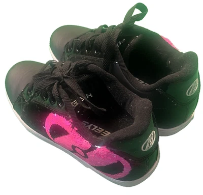 Heelys Women’s Black Pink Skate Shoes Size 9 Y2K Retro Roller Skater Sneakers - Image 1 of 4