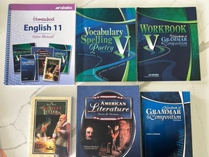 Abeka Englisch 11 US Literatur Grammatik Komposition Posten 15 Schüler Lehrer Set - Bild 1 von 7