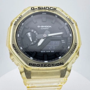 Orologio Casio G-Shock Casi-Oak Trasparente GA2100SKE - BATTERIA NUOVA - Foto 1 di 11