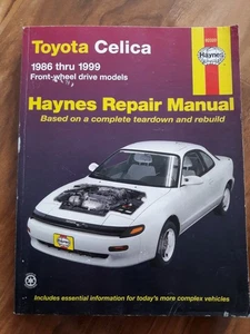 Toyota Celica 1986-1999 Haynes Manual (paperback) - Good Condition - Picture 1 of 6