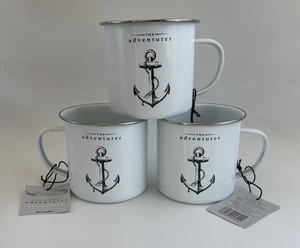 Tazza Smaltata Repubblica L'Avventuriero Regalo 2013 Nuova con etichette Collezione Victoriana Set di 3 - Foto 1 di 15